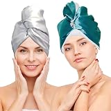 Chloven Satin Microfiber Hair Towel