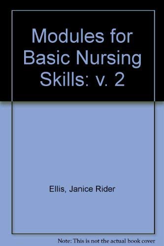 Modules for Basic Nursing Skills 0397549091 Book Cover