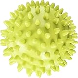 STURME Massage Ball Spiky for Deep Tissue Foot, Back, Plantar Fasciitis & All Over Body Deep Tissue Muscle Therapy - Includes FREE Ebook Roller Instructions BLACK (PURPLE)