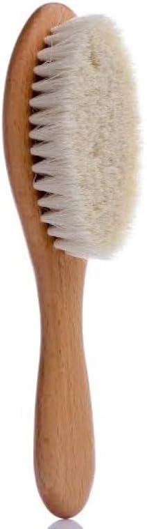 Figiza Keçi Kılı Bebek Banyo Tarağı –%100 Organik Yumuşak Keçi Kılı ve Doğal Ahşap Saplı Tarak | Yeni Doğan ve Hassas Bebek Ciltleri İçin Uygun