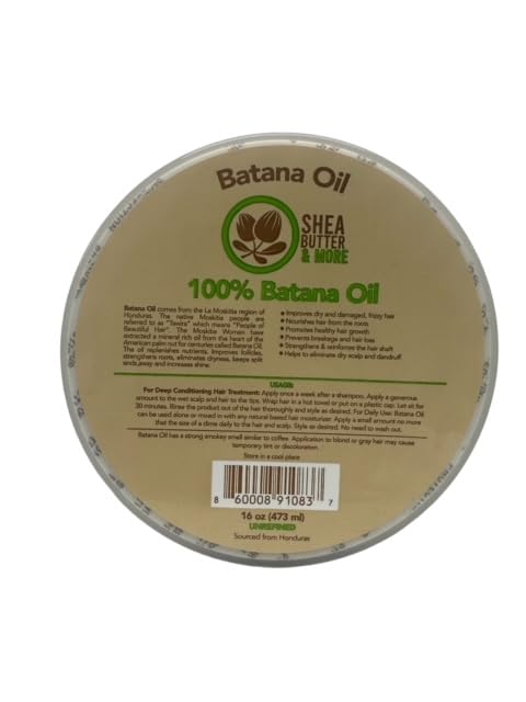 100% Batana Oil Dr. Debi Approved 16oz