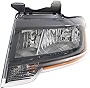 Garage-Pro Headlight Compatible with FORD EXPEDITION 2015-2017 LH Assembly Projector Type with Complex Reflect Black-Out