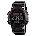 Produktbild Ppzmd Watches Herrenuhr, Multi-Funktions-Outdoor-Sport Countdown wasserdicht Dual Time Mode elektronische Uhr (schwarz) Watches (Color : A)