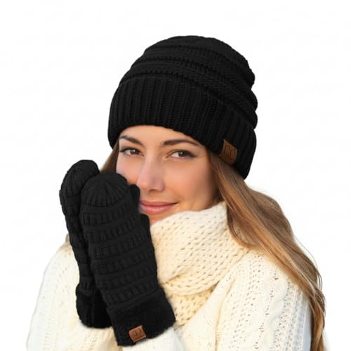 Image of Hatsandscarf CC Exclusives Solid Color Beanie Tail Hat for Adult (MB-20A)