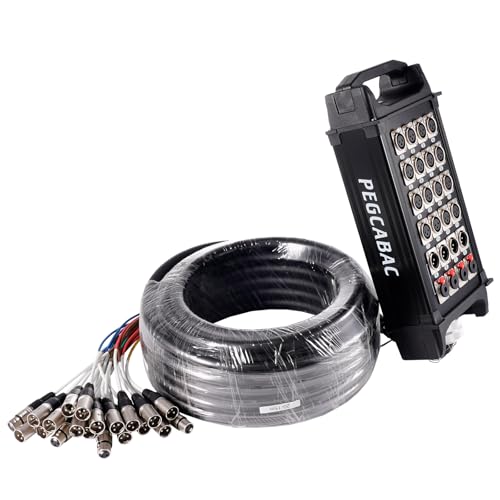 Câble serpent XLR 16 canaux multipaire studio enregistrement avec retours TRS 6.35