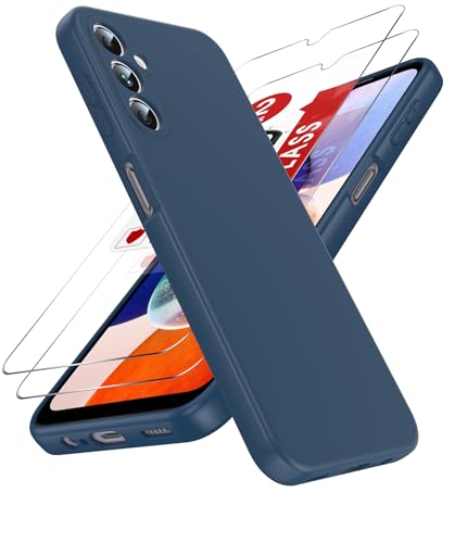 Coque Samsung A14 5G bleu fine anti-rayures pour homme femme