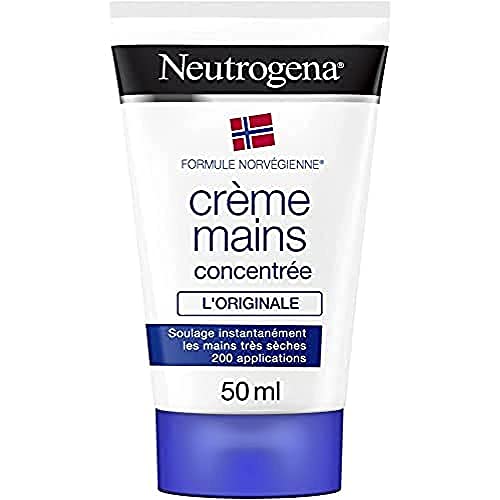 Neutrogena Crema Manos Concentrada, Alivio Inmediato para Manos Secas, 50 ml