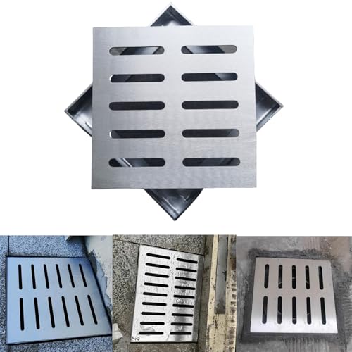 Drain de cour en acier inoxydable 61 cm pour évacuation extérieure - 2