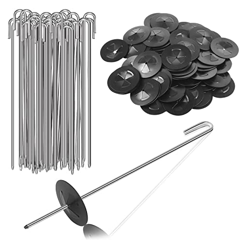 FUTRPOW Solar Panel Bird Guard Fastener Clips,100 Sets Solar Critter Guard Clips for Attaching Guard Wire to Solar Panels,Premium Stainless Steel Fasteners Clips for Squirrel Proof Bird Pigeon Fence