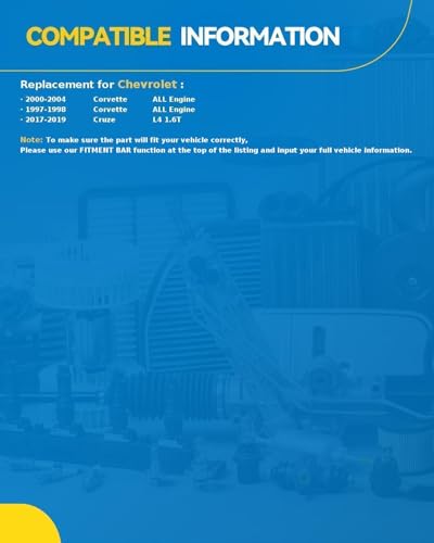 Image of PHILTOP CS0132 NEW Air Conditioner AC Compressor with Clutch for Chevy Corvette 1997-1998, 2000-2004,Cruze 2017-2019 1.6T