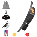 Campinglampe LED Camping Laterne mit 16500mAh Powerbank Aufladbar Zeltlampe, Suchscheinwerfer Campingleuchte mit Haken Notfallleuchte für Stromausfällen, Wandern, Camping, Notfall (60WPRO)