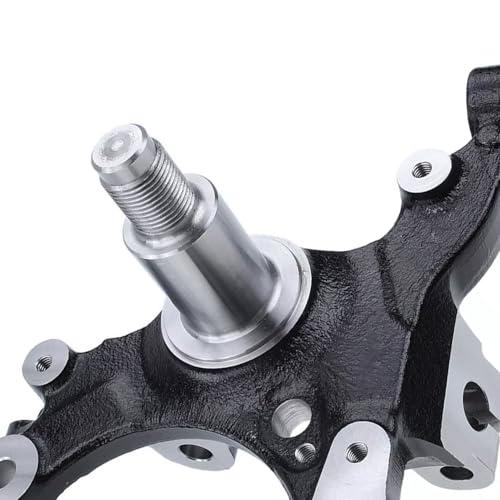 Image of Detroit Axle - Front Right Steering Knuckle for Ford 2005-2010 Mustang, Passenger Side Steering Knuckle Assembly 2006 2007 2008 2009 Replacement