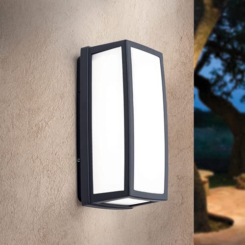 LED Außenwandleuchte anthrazit IP54 3000K Außenleuchte Wandleuchte