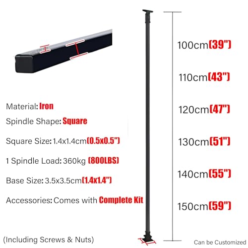 Pet-Playpens-Stair-Railing-Pet-Fence-Safety-Gates-for-Stairs-Pet-Dog-Isolation-Door-Staircase-Balusters146-153Cm - Cucciolini Doodles Pet-Playpens-Stair-Railing-Pet-Fence-Safety-Gates-for-Stairs-Pet-Dog-Isolation-Door-Staircase-Balusters146-153Cm