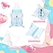 LASLU 24pcs Feeder Style Candy Bottle for Baby Shower Favors Fillable Mini Bottle Candy Gift Box for Boy Girl Newborn Infant Baptism Christening Birthday Party Decoration (12pcsPink+12pcsBlue)