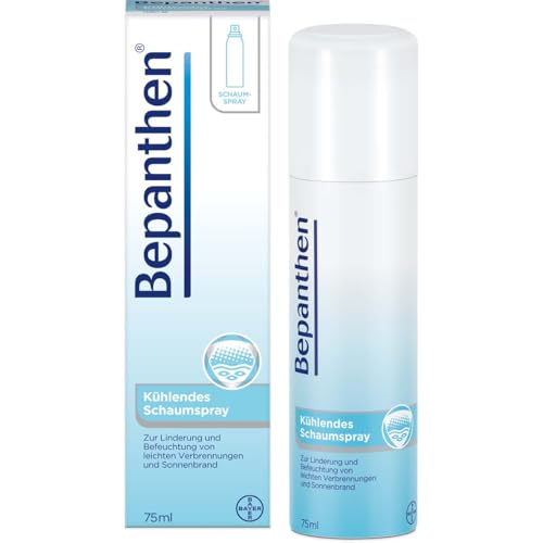 Bepanthen Kühlendes Schaumspray I bei leichten Verbrennungen & Sonnenbrand I 75 ml