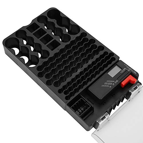 104 Grids Draagbare batterij-organizer Opbergdoos voor batterij Draagtashouder met batterijtester - Image 6