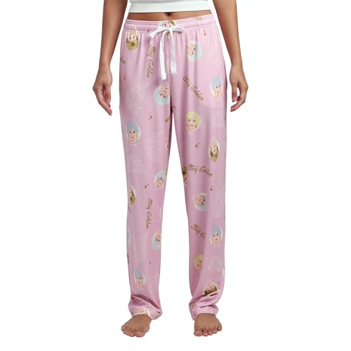 Bioworld Golden Girls All-Over Print Womens Sleep Pajama Pants-Large
