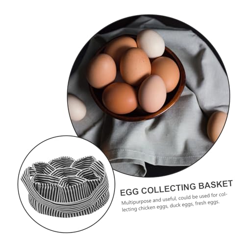 Cesta recolectora de huevos de lona con 7 bolsas independientes, pack de 2 unidades 4