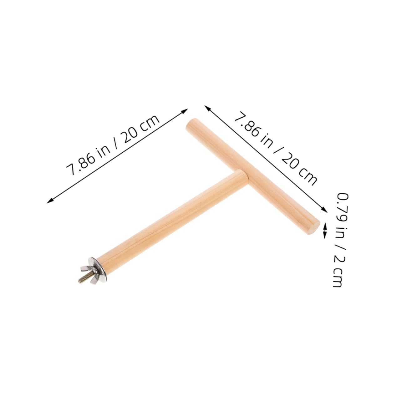 Toddmomy 8piezas Percha para Aves De Madera Natural Soporte para Periquitos y Juguetes para Pájaro para Ejercicio y Descanso