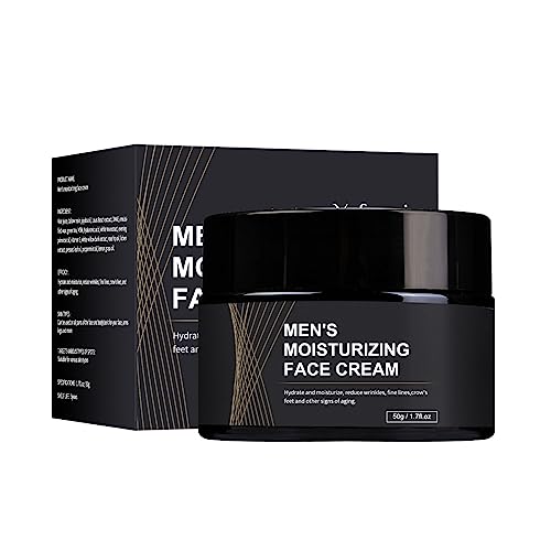 Mens Moisturiser Face for Anti-Aging, Skin Tightening Face Cream for Hydration, Natural Anti Wrinkle Day Face Cream Reduce Fine Lines and Wrinkles, Mens Face Cream Skincare
