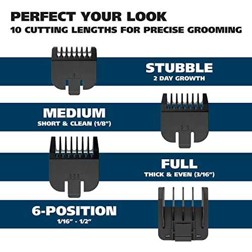 Wahl 09906-717V Groomsman Battery Operated Facial Hair Trimmer thumb #4