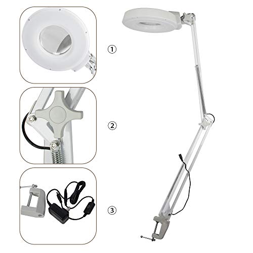 Genmine Led Magnifying Lamp With Clamp thumb #3
