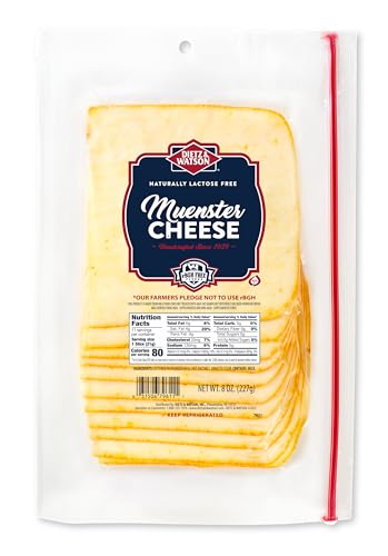 Dietz & Watson Pre-Sliced Muenster Cheese, 8 oz
