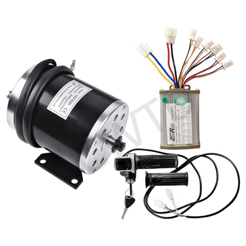 CWTD 36V 800W Brushed Electric Motor Kit with Controller Throttle for Powersports Electric Scooter E Bike Electric Lawn Mower Go Kart ATV Quad Buggy Golf Cart