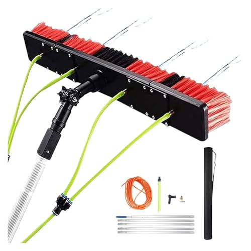 Kit de nettoyage de vitres extensible pour laver les baies de véranda du sol