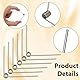 PLIGREAT 20 Stück 90 Grad Edelstahlfedern, OD 6mm Kleine Torsionsfedern Mechanische Torsionsfeder für Shop Store Home Reparaturen Werkzeuge Wartung DIY Projekte