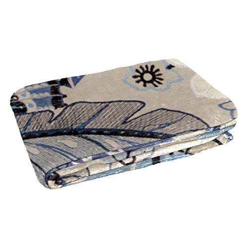 Couverture douce fleurs et papillons pour des moments cocooning - 3