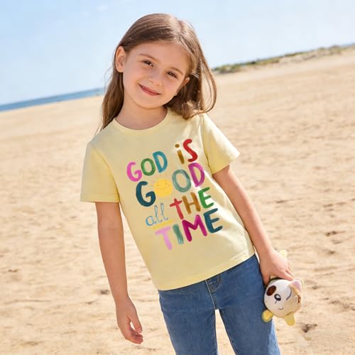 Image of Kids Christian Shirt Toddler Created with a Purpose Shirt Boys Girls Bible Verse Religious Clothes 2-7 Years