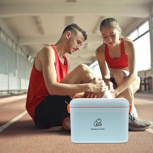 Caja de medicina portátil con tapa de sellado hermético anti-humedad 7