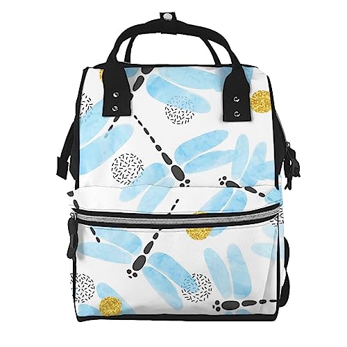 Sac à dos ordinateur portable libellule pour voyage décontracté et mode urbaine