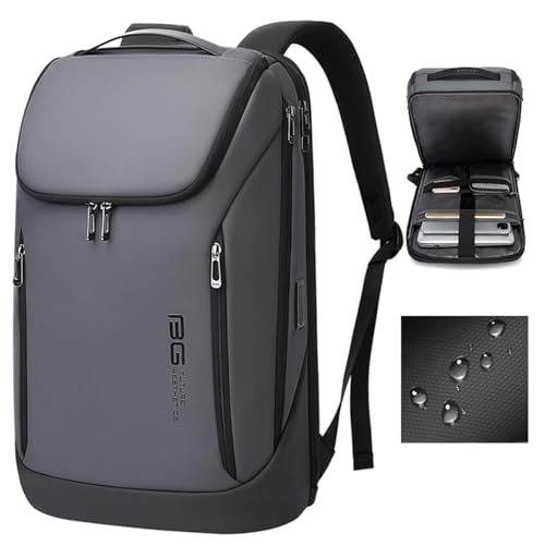 Image of BANGE Business Smart Backpack Water Resist fit 15.6 Inch Laptop Backpack with USB Charging Port,Travel Durable Backpack