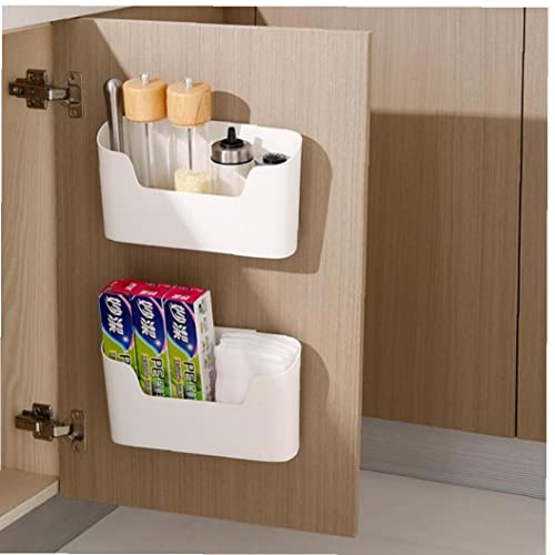 Boîte de rangement murale adhésive sans perçage pour organiser la maison