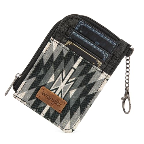Image of Wrangler Western Card Wallet for Women Aztec Credit Card Holder for Women
