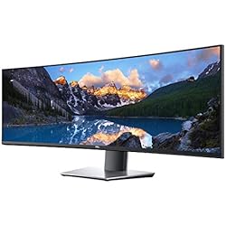 Dell U4919DW Pantalla para PC 124,5 cm (49´´) 4K Ultra HD LED Curva Plata - Monitor (124,5 cm (49´´), 5120 x 1440 Pixeles, 4K Ultra HD, LED, 8 ms, Plata)