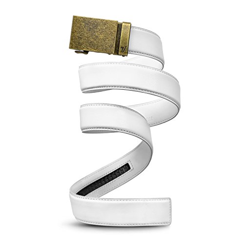 Image of Mission Belt Men's Leather Ratchet Belt, 40mm Metal Collection