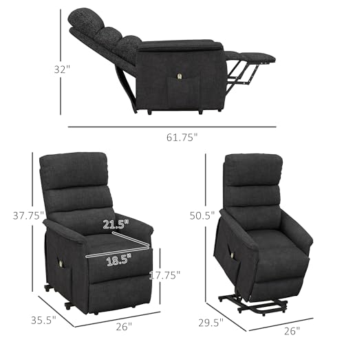 Sillón plegable negro con tela de poliéster miniatura 3