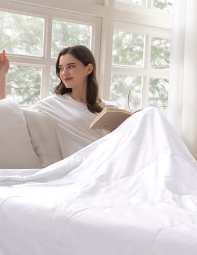 Edredón de seda para verano lavable ideal para evitar el calor nocturno en camas King 5