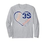 Justin Verlander Heart Team Long Sleeve T-Shirt - Apparel Long Sleeve T-Shirt