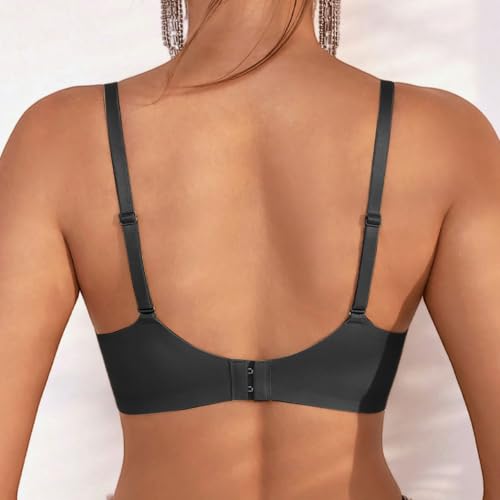 Back Support Bra Black S Push Up Full Coverage Comfortable Bra - image 4