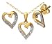 Produktbild Naava Damen-SchmuckSet 9 Karat 375 Gelbgold Diamant 46 cm SET4605/5058Y