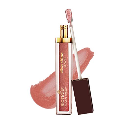 Image of Biotique Diva Shine Lip Glossy, Naughty Nude Red