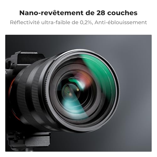 Filtre Black Diffusion 55mm K&F CONCEPT en verre optique haute résolution - 7