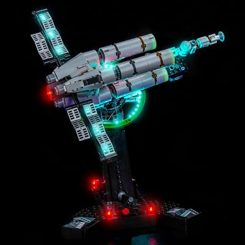 Image of LocoLee Light kit Compatible with Lego 11389 Project Hail Mary - Not Actual Model Only Lights, LED Lighting Compatible with Lego Icons Hail Mary (Standard Version)