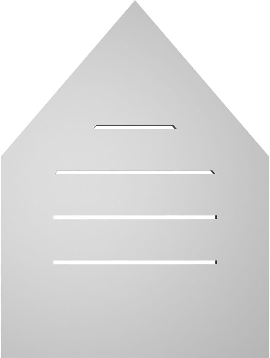 GVSPE18X2401SF-14 Peaked Top Standard Frame, Primed Tan Signature Series Surface Mount Gable Vents, 18-in. W x 24-in. H