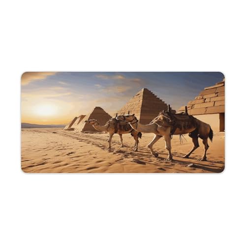 Mouse Pad grande de goma VstaDank estilo Egipto 60x30 cm miniatura 1